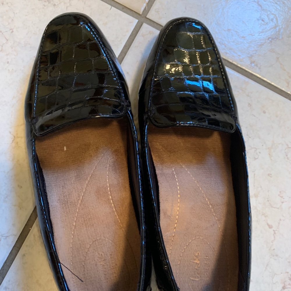 Clarks Patan leather loafers